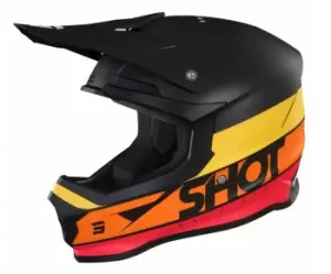 Image of SHOT Furious Story Orange Matt Offroad Helmet S