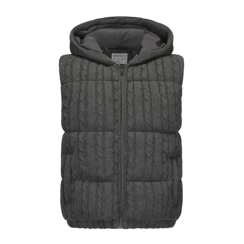 Image of SoulCal Womens Soul Lightweight Structured Quilted Jacket Dark grey female 8 (36)