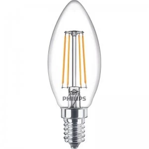 Image of Philips CLA 4.3w LED E14 Candle Very Warm White - 80853500