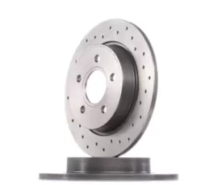 Image of BREMBO Brake disc FORD 08.A725.1X 1704765,1934070,2023618 Brake rotor,Brake discs,Brake rotors 5302181,BV612A315BA,BV612A315CD,BV612A315CE,BV612A315CF