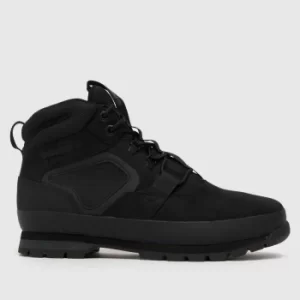 Image of Timberland Black Euro Hiker Wp Boots