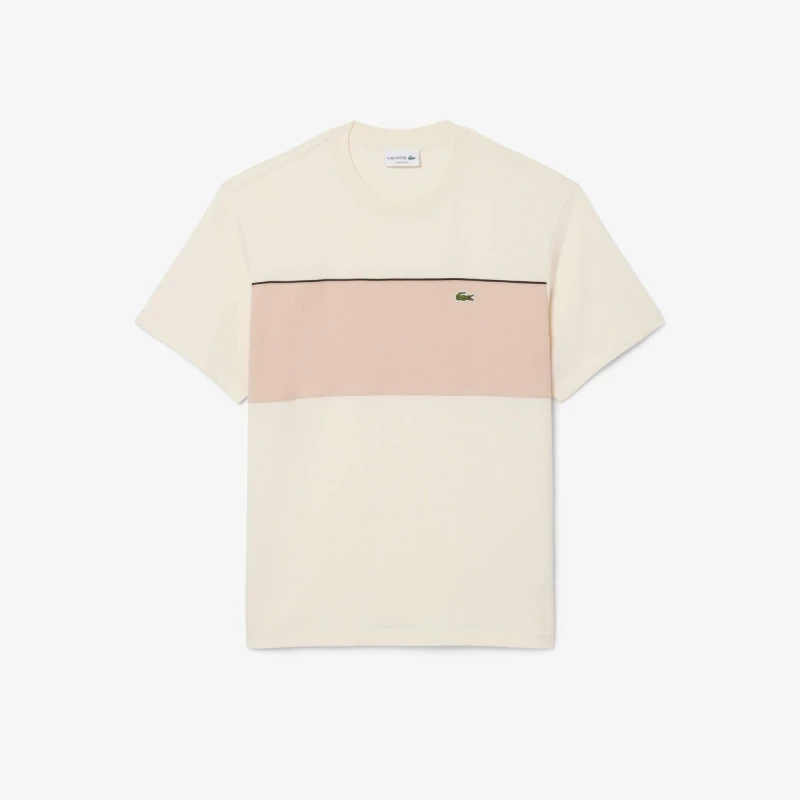 Image of Lacoste Mens Black T-Shirt Beige 3RR male L