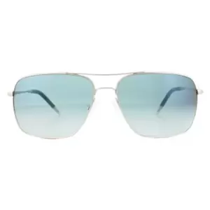 Image of Aviator Silver Chrome Sapphire VFX Photochromic Sunglasses