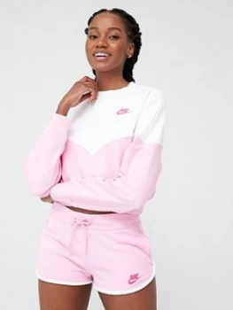 Image of Nike Nsw Heritage Sweatshirt - Pink