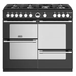 Image of Stoves 444444945 Sterling DX S1000G 100cm Gas Range Cooker Black