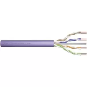 Image of Digitus DK-1613-VH-1 Network cable CAT 6 U/UTP 4 x 2 x 0.25 mm² Violet 100 m
