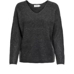 Image of Only V Neck Jumper Womens - Grey