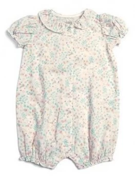 Image of Mamas & Papas Printed Shortie Romper Baby Girls