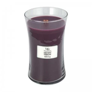 Image of WoodWick Dark Poppy Scented Candle 609.5g