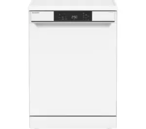 Image of Sharp QW-NA1CF47EW Freestanding Dishwasher