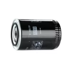 Image of MANN-FILTER Oil filter VALTRA,LANDINI,MASSEY FERGUSON W 940/91 Engine oil filter