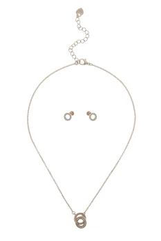 Image of Lipsy Jewellery 2 Pack Earrings & Necklace Set JEWEL 8700