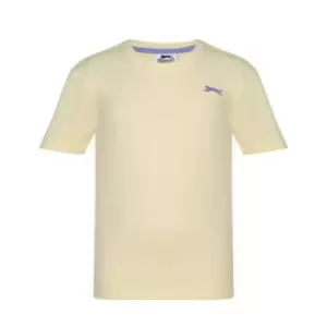 Image of Slazenger Plain T Shirt Junior Boys - Yellow