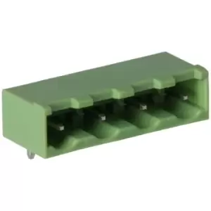 Image of TruConnect 211883 7.62mm 4 Way 15A 300V Header Right Angle Side En...