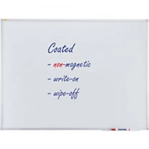 Image of Franken Wall Mountable Non Magnetic Whiteboard Melamine Valueline 90 x 60 cm