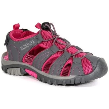Image of Regatta WESTSHORE JUNIOR Sandals Girls Childrens Sandals in Grey,3,6,12,13,1