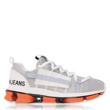 Image of Calvin Klein Jeans Lex Mesh Trainers - Soft Silver