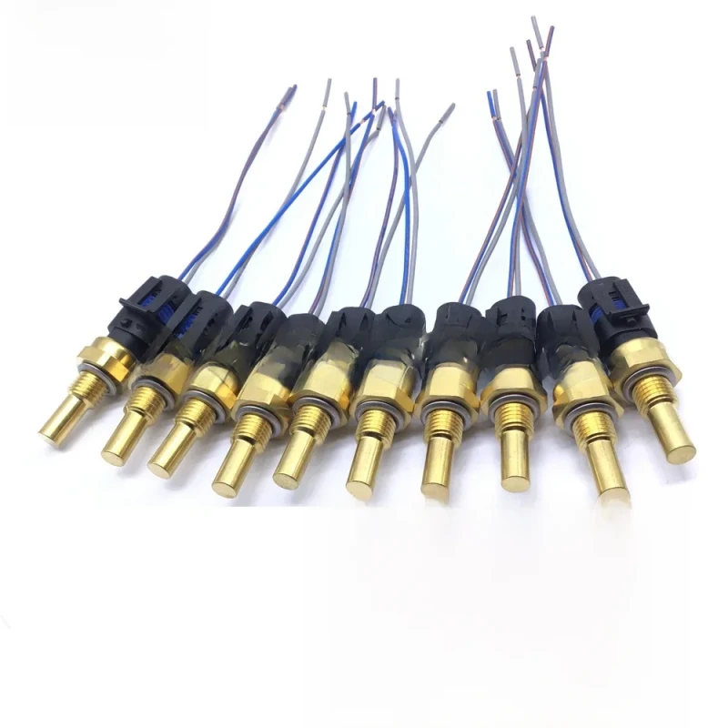 Image of Engine Coolant Temperature Sensor + Pigtail Connector For Buick Chevrolet Pontiac 15326388 19236568 15369305 12191170 12608814