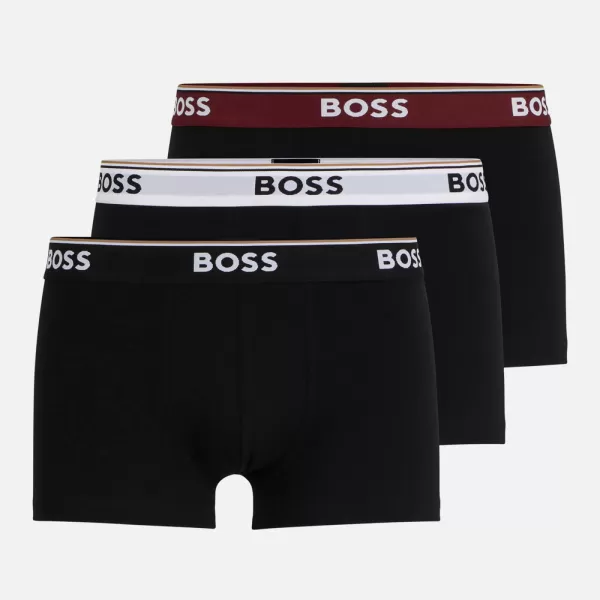 Image of BOSS Bodywear Three-Pack Cotton-Blend Boxer Shorts - XXL