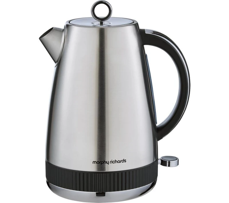 Image of Morphy Richards Mexborough Jug Kettle - Black,Silver/Grey 5056765401526