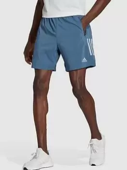 Image of adidas Train 365 3 Stripe Short - Blue Size XS, Men