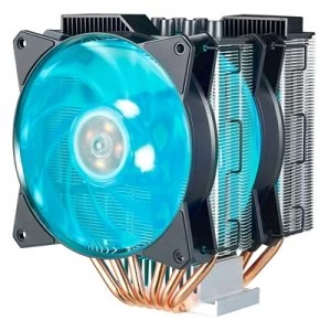 Image of Cooler Master MasterAir MA620P Universal Socket 2 x 120mm PWM 1800RPM RGB LED Fan CPU Cooler with Wired RGB Controller