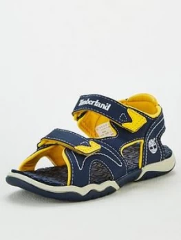 Image of Timberland Boys Adventure Seeker Sandals - Navy/Yellow