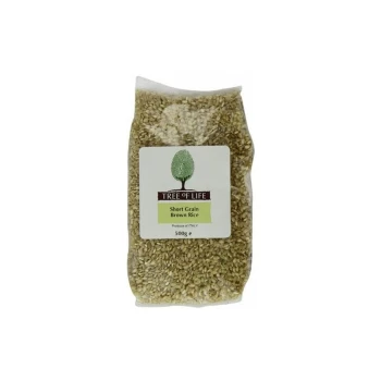 Image of Brown Short Grain Rice - 500g x 6 - 86226 - Tree Of Life
