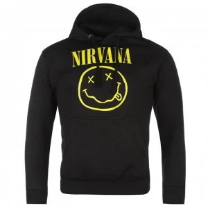 Image of Official Nirvana Hoodie Mens - Smiley