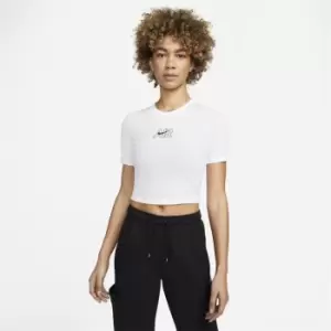 Image of Nike Air Cropped T Shirt Ladies - White