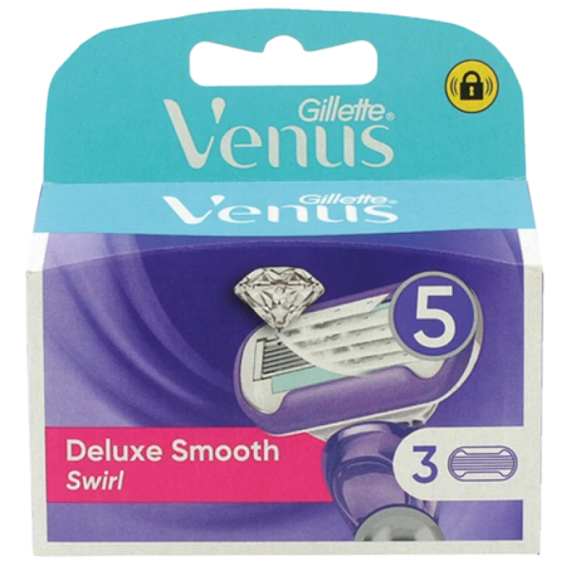 Image of Gillette Venus Venus Deluxe Smooth Swirl Razor Blades 3 pcs 3_483