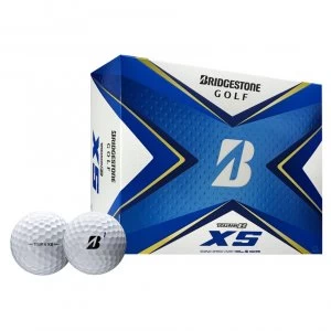 Image of Bridgestone Tour B XS Golf Balls One Dozen (White) by Tiger Woods