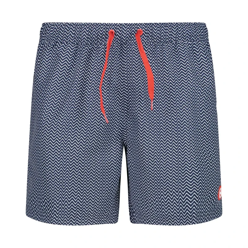 Image of Geometric pattern swim shorts CMP Bleu Male 3XL