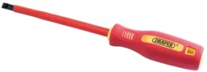 Image of DRAPER 6.5mm x 150mm Fully Insulated Plain Slot Screwdriver. (Sold Loose) |46525