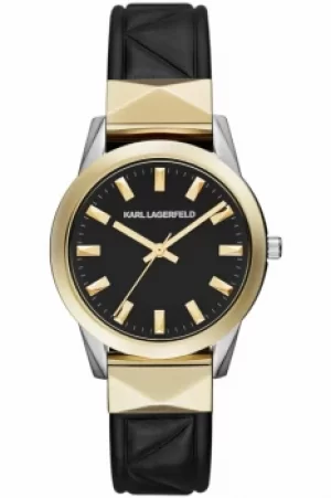Image of Ladies Karl Lagerfeld Labelle Stud Watch KL3802