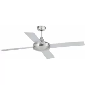 Image of Mallorca matt nickel ceiling fan