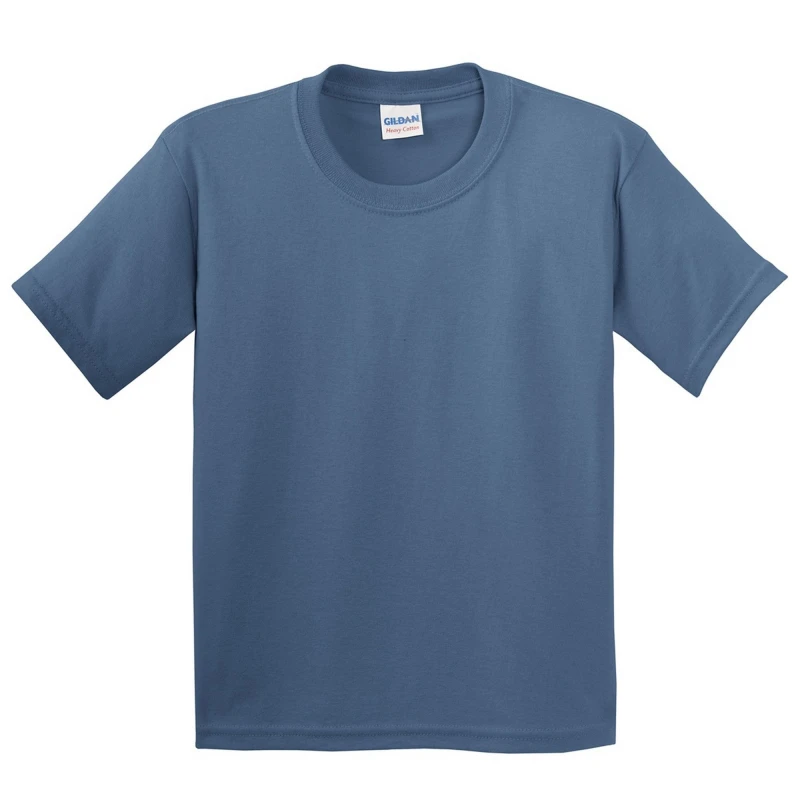 Image of Gildan Youth Heavy Cotton T-Shirt Blue unisex
