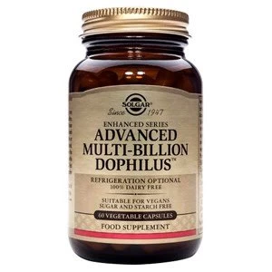 Image of Solgar Advanced Multi Billion Dophilusamp174 Non Dairy Vegetable Capsules 60 caps