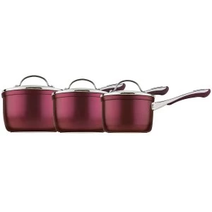 Image of Prestige Prism Purple Cookware Set - 3 Piece