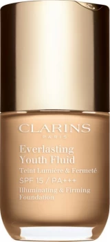 Image of Clarins Everlasting Youth Fluid Illuminating and Firming Foundation SPF15 30ml 101 - Linen
