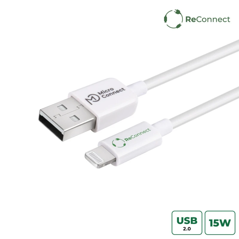 Image of Microconnect ECO-LIGHTNING2 lightning cable 2m White