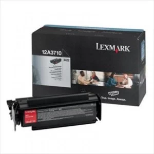 Image of Lexmark 12A3710 Black Laser Toner Ink Cartridge