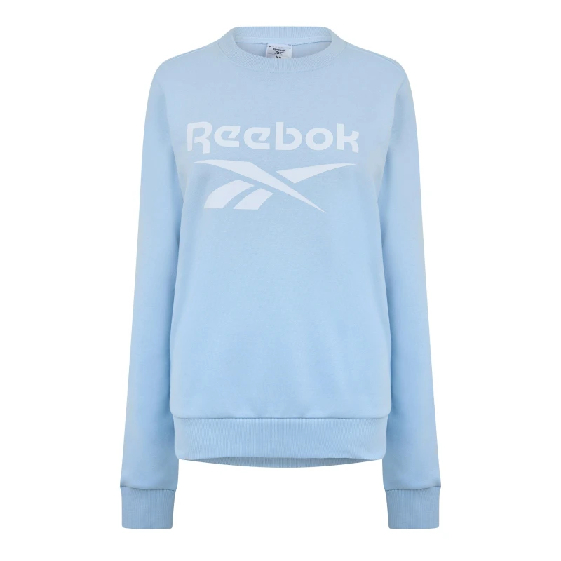 Image of Reebok Bl Flc Crew - Blue Blue 4