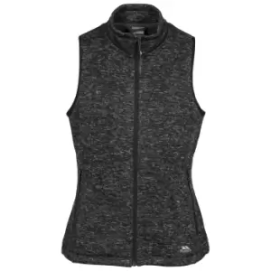 Image of Trespass Womens/Ladies Mildred Fleece Gilet (S) (Black Marl)