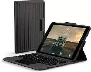 Image of Urban Armor Gear - Keyboard and folio case (case) - with trackpad...