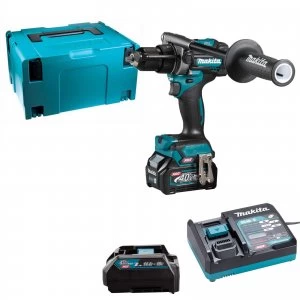 Image of Makita HP001G 40v Max XGT Cordless Brushless Combi Drill 1 x 2.5ah Li-ion Charger Case