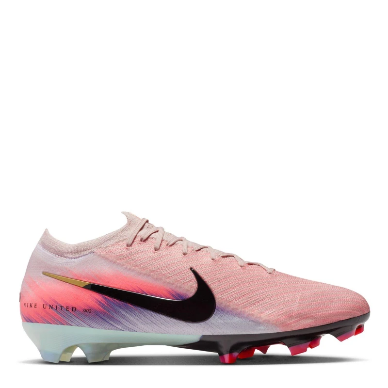 Image of Nike Mercurial Vapor 16 Elite Adults Firm Ground Football Boots Pink/Blue male 10 (45)