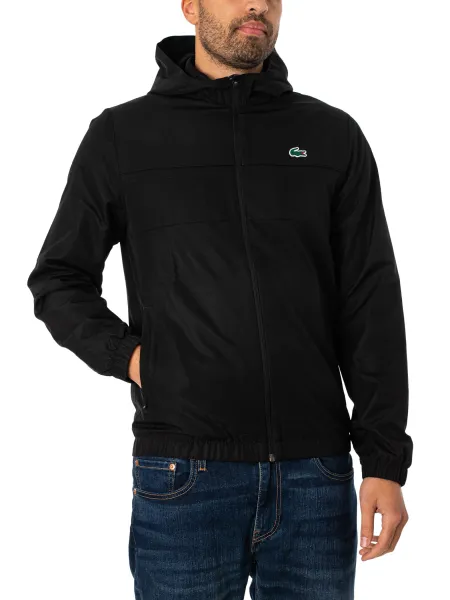 Image of Recycled Fiber Zipped Hooded Jacket