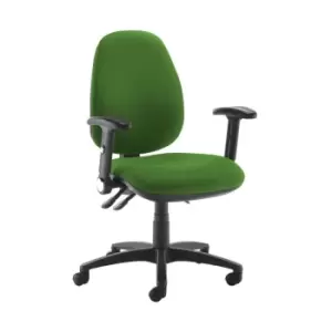 Image of Dams MTO Jota High Back Operator Chair with Folding Arms - Madura Green