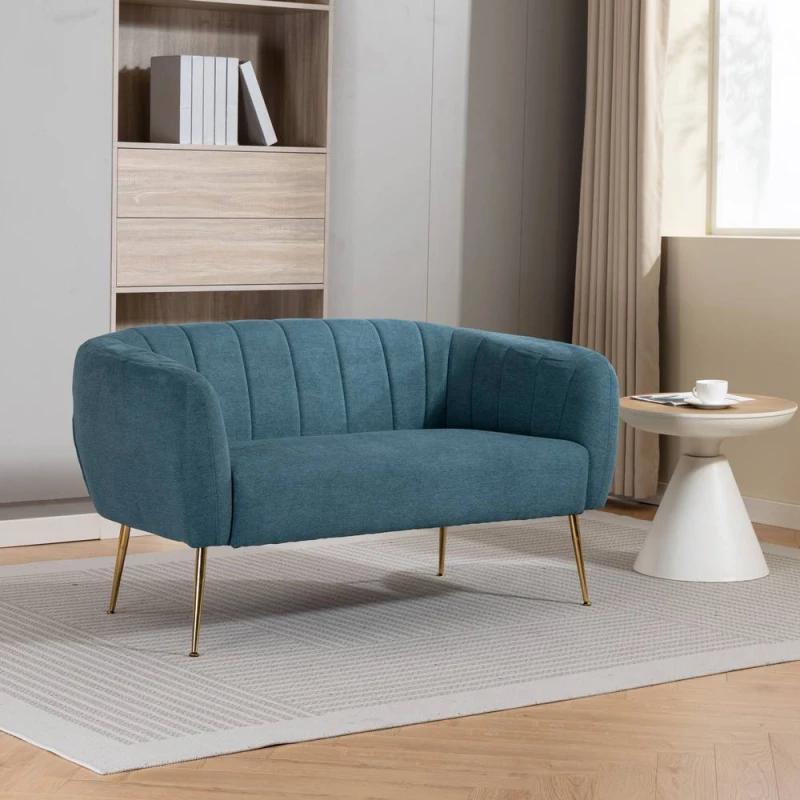 Image of Artemis Home Stanton 2 Seat Sofa in Teal Size: 1 Pack Teal Unisex 1 Pack